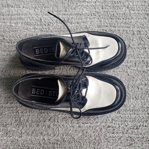 Bed Stu Black and White Oxfords main image 8